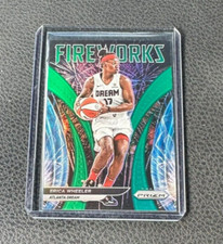 2022 Panini Prizm WNBA Erica Wheeler Fireworks Green Prizm