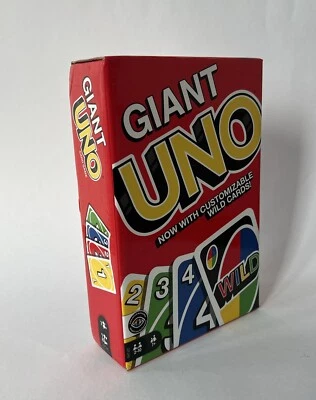 Mattel Games UNO Classic Giant UNO Kartenspiel übergroße Karten für 2–10Spieler
