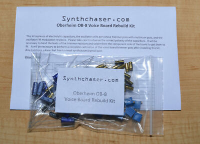 Oberheim OB-8 Voice Board Rebuild Kit - Watch Video!