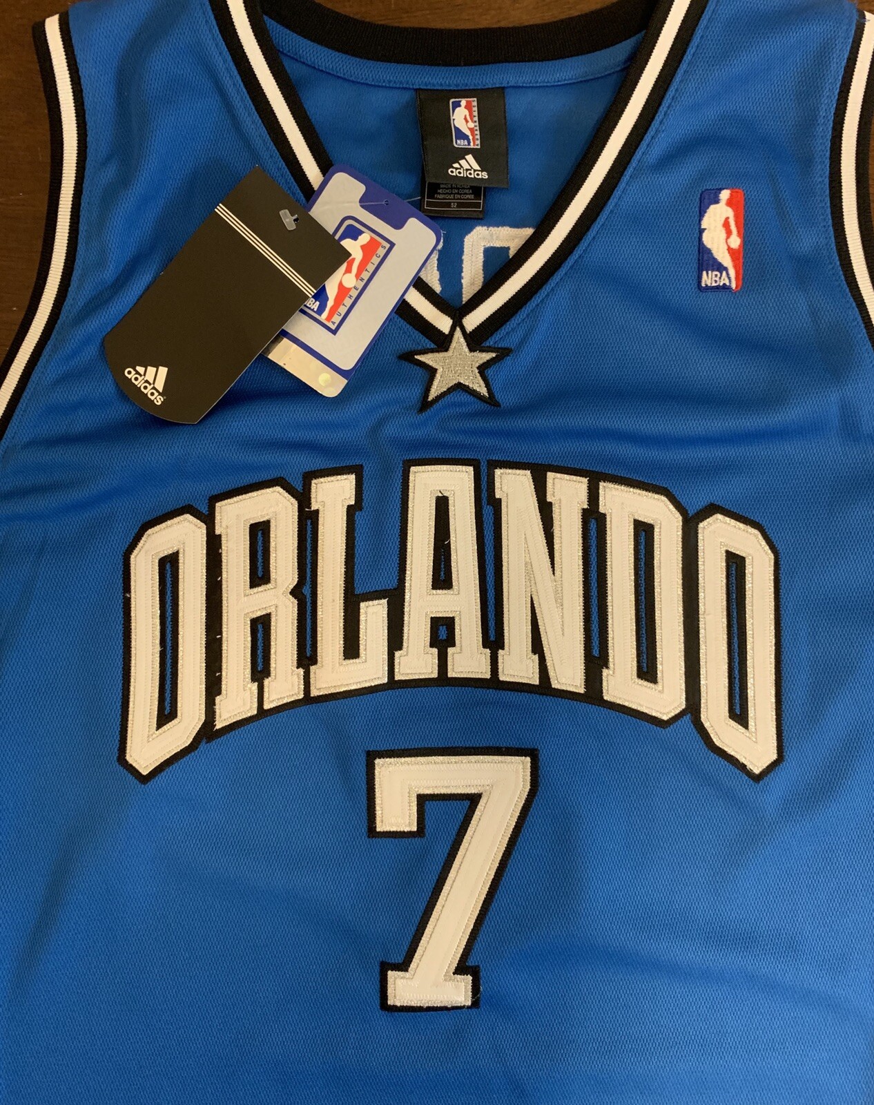 Rare Vintage Adidas NBA Orlando Magic JJ Redick Rookie Basketball