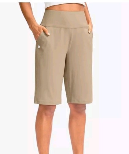Gradual Women's 12" Bermuda Long Shorts with Pockets High Waisted Stretch 3x