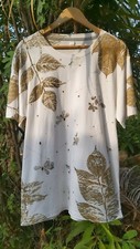 Eco print t-shirts ecoprinting botanicalprint floralprint leafprint handmade