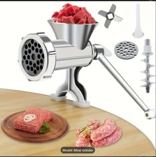 Heavy Duty Meat Mincer Grinder Rotary Machine Food Large Sausage Maker Manual UK