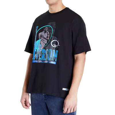 Reebok Panini Men's T-Shirt Black HR3178 | eBay