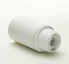 SES Light Bulb Lamp holder 10mm, in White Plastic, Unswitched (A105)