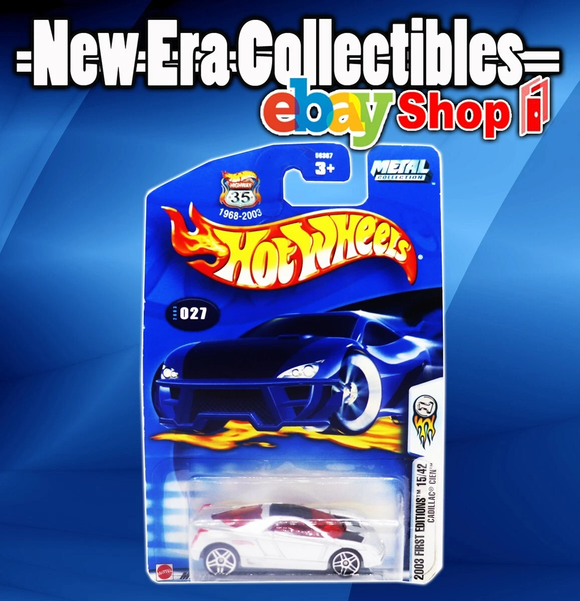 Hot Wheels 2003 First Editions Series Cadillac Cien 15/42 1:64 Scale Mattel 2002 - Picture 1 of 3