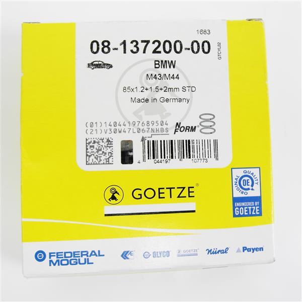Std 0.25 0.5 Piston Rings Set For BMW 1 2 3 4 5 X1 X3 X5 2.0