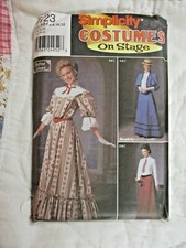 Simplicity 9723 - Costumes on Stage- Andrea Schewe - Sewing Pattern - Uncut