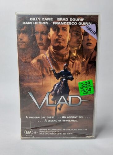 VLAD VHS EX RENTAL Rare 2003 Supernatural Thriller PAL Video Tape - Picture 1 of 5
