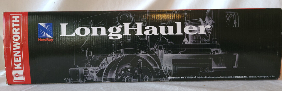 Htf Ray NEW RAY KENWORTH W900 LONGHAULER WITH GRAIN TRAILER SEMI 1:43 SCALE HTF ...