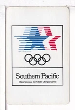 Single Railroad Playing Card "Southern Pacific RR" SP 20, 1984, Narrow