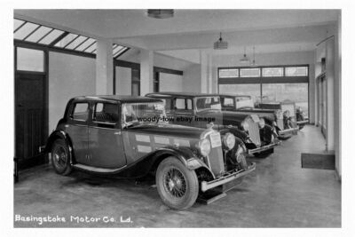 pt1858 - Basingstoke Motor Company Cars - Hampshire - Print 6x4