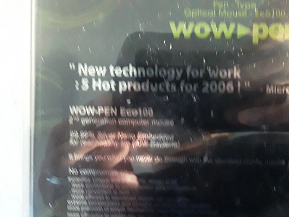 ***** NEW WOW PEN OPTICAL MOUSE ECO-100 WAAWOO 2ND GENERATION ERGONOMIC PORTABLE - Image 4 of 4