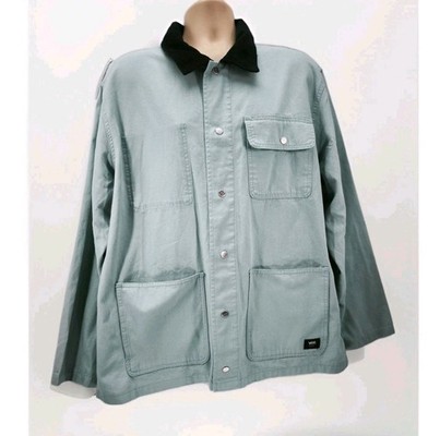 Vans Herren Drill Chore Mantel Grün Gr. XL Utility Worker Jacke