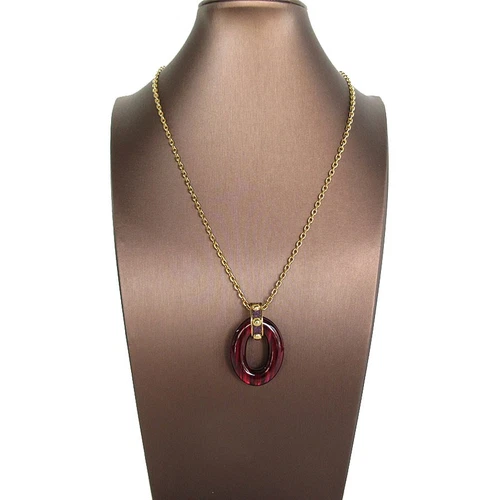 LOUIS VUITTON（LV） LOUIS VUITTON Collana Ciondolo Gimme Crew Metallo Oro Viola Donna M66419