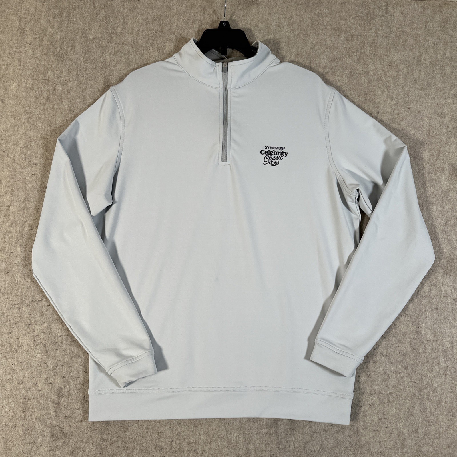 Peter Millar Performance Quarter Zip Med Light Gr… - image 2