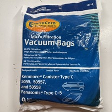 9 Vacuum Cleaner Bags for Sears Kenmore 5055 50557 50558 Panasonic Type C-5