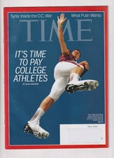Time September 16, 2013 Johnny Manziel - It's Time to Pay College Athletes, Syri