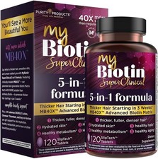 Purity Products MyBiotin SuperClinical New 5-in-1 Elite Multivitamin