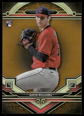 2024 Topps Triple Threads #77 Gavin Williams Gold #/99