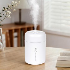 Portable Mini Humidifier, 300ml USB Cool Mist Small Humidifier with Colorful ...