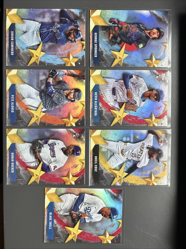 2025 Topps Series 2 Stars Of The MLB Set Of 7 (Kumar Rocker RC)