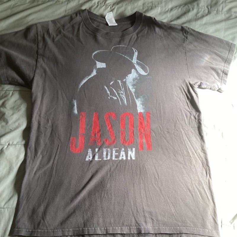 Jason Aldean High Noon Neon Tour Tee Shirt Size Medium Saratoga springs NY.