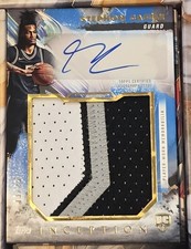 2024-25 Topps Inception Stephon Castle Jumbo Relic Auto /25 ROOKIE OF THE YEAR