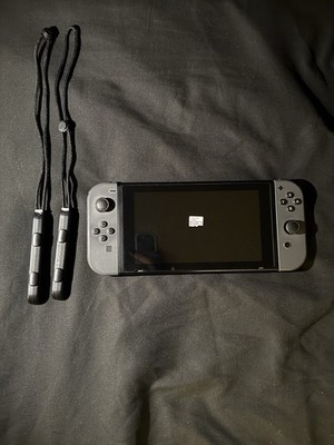 Nintendo Switch Console Black Gray with Joy-Con Controllers & 64GB