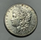 1883 S  MORGAN DOLLAR AU