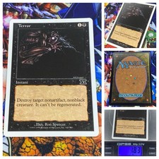 MTG Terror 🇬🇧 ⚫️ NM Sixth 6th Edition 1999 Magic TCG OG Vintage OG Removal