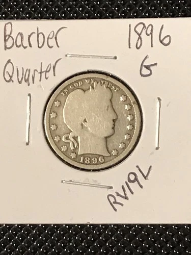 1896 Barber Quarter  G