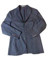 Boglioli Dover Black Virgin Wool Unstructured Blazer Jacket IT 46 US 36