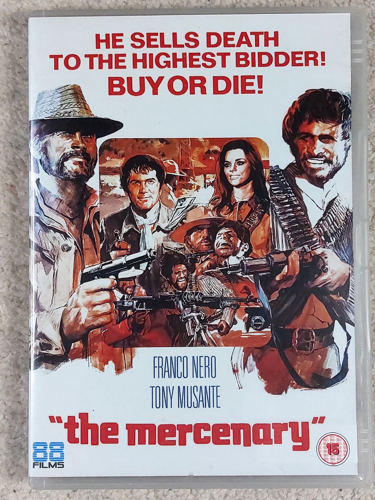 The Mercenary (1968) Franco Nero Corbucci DVD Region 2