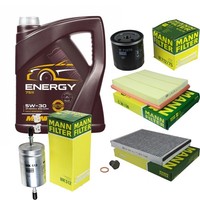 Mann Inspektionspaket Filterset 5L Mannol Energy 5W-30 FüR Opel Astra G CC 1.6