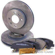 ATEC BREMSSCHEIBEN BELÜFTET Ø256 + BREMSBELÄGE VORNE FÜR HYUNDAI ACCENT KIA RIO