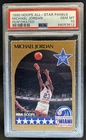 1990-91 Hoops Michael Jordan All Star Program Perforated Lakers PSA 10