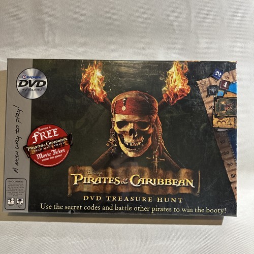 Pirates of the Caribbean Treasure Hunt DVD Board Game--NEW and SEALED