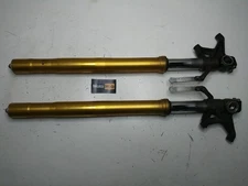 03 04 KAWASAKI NINJA ZX6R ZX6RR OEM FORK DAMPNER SUSPENTION TUBES SET PAIR