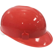 SAFE HANDLER BIS-RBC-14-1 Bump Cap,  4 Point Pin Lock Suspension, Red