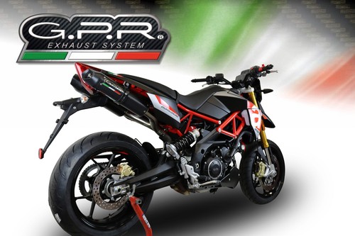 Aprilia Shiver 900 2017-2020 Escape GPR Doble Slip-on Furore Evo4 Nero - Imagen 5 de 7