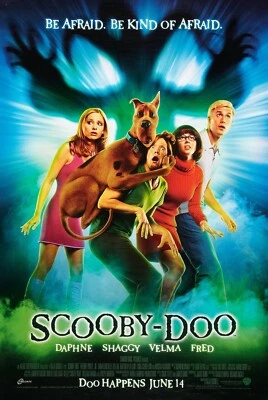 2002 Scooby Doo Movie Poster 11X17 Sarah Michelle Gellar Freddie Prinz Jr ☮🍿