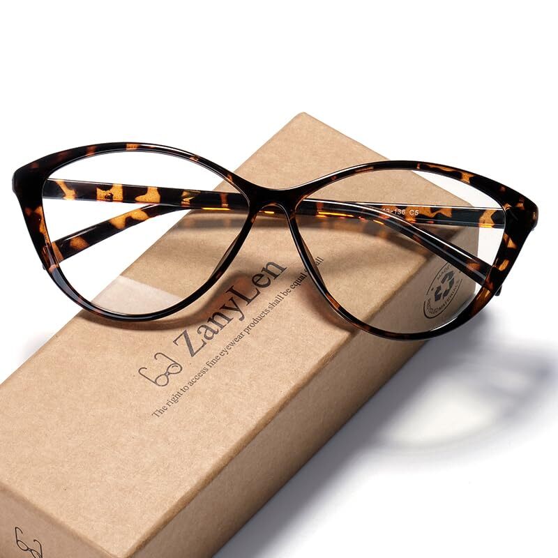 Cat Eye Blue Light Blocking Glasses for Women Filter Blue Ray Ultra-light TR9...