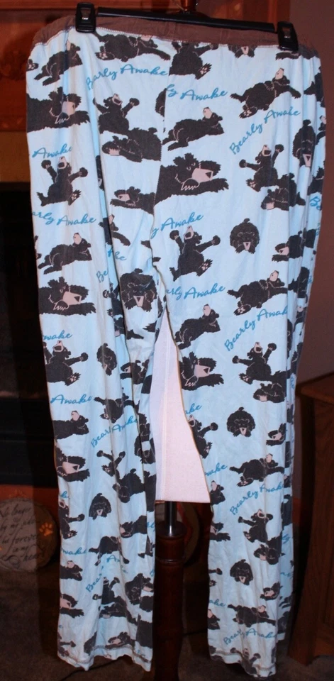 Large Juniors Lazy Bearly Awake Yoga PJ Pant Lounge Sleep Pants - Image 2 of 4