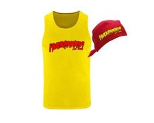 Hulkmania Hulk Hogan Inspired Fancy Dress - Vest & Bandana - Cosplay  - Party