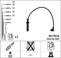 NGK 8248 ZüNdleitungssatz For Fiat Lancia