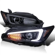 Black Fits 2011-2013 Scion tC Projector Headlights LED Signal Lamps 11 12 13