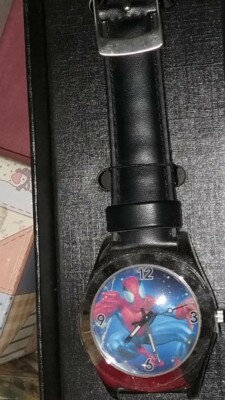 SPIDER-MAN COLLECTIBLE WATCH-MARVEL COMIC STRIP BOX Avon Fashion Jewelry New Box