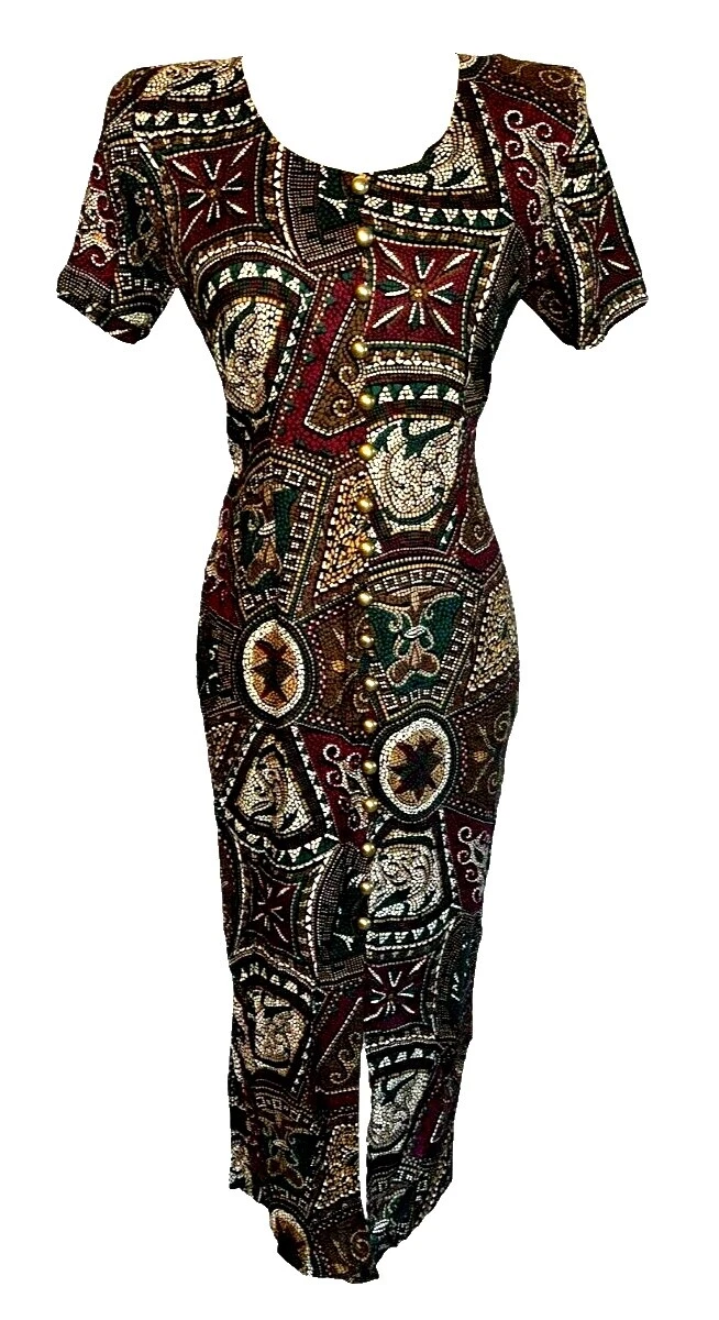 Wear to Work Vestidos VINTAGE Multicolor para Mujeres