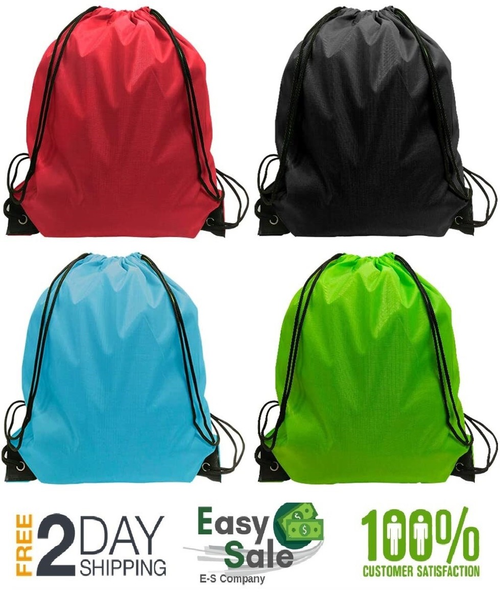 Bulk Amazon Inexpensive Drawstring Bags 48 Pack Drawstring Bags